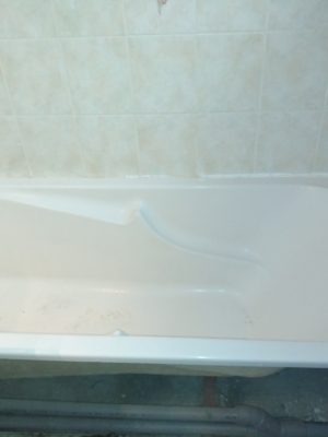 AVANT - Pose douche à Canteleu 76